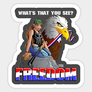 FREEDOM Sticker